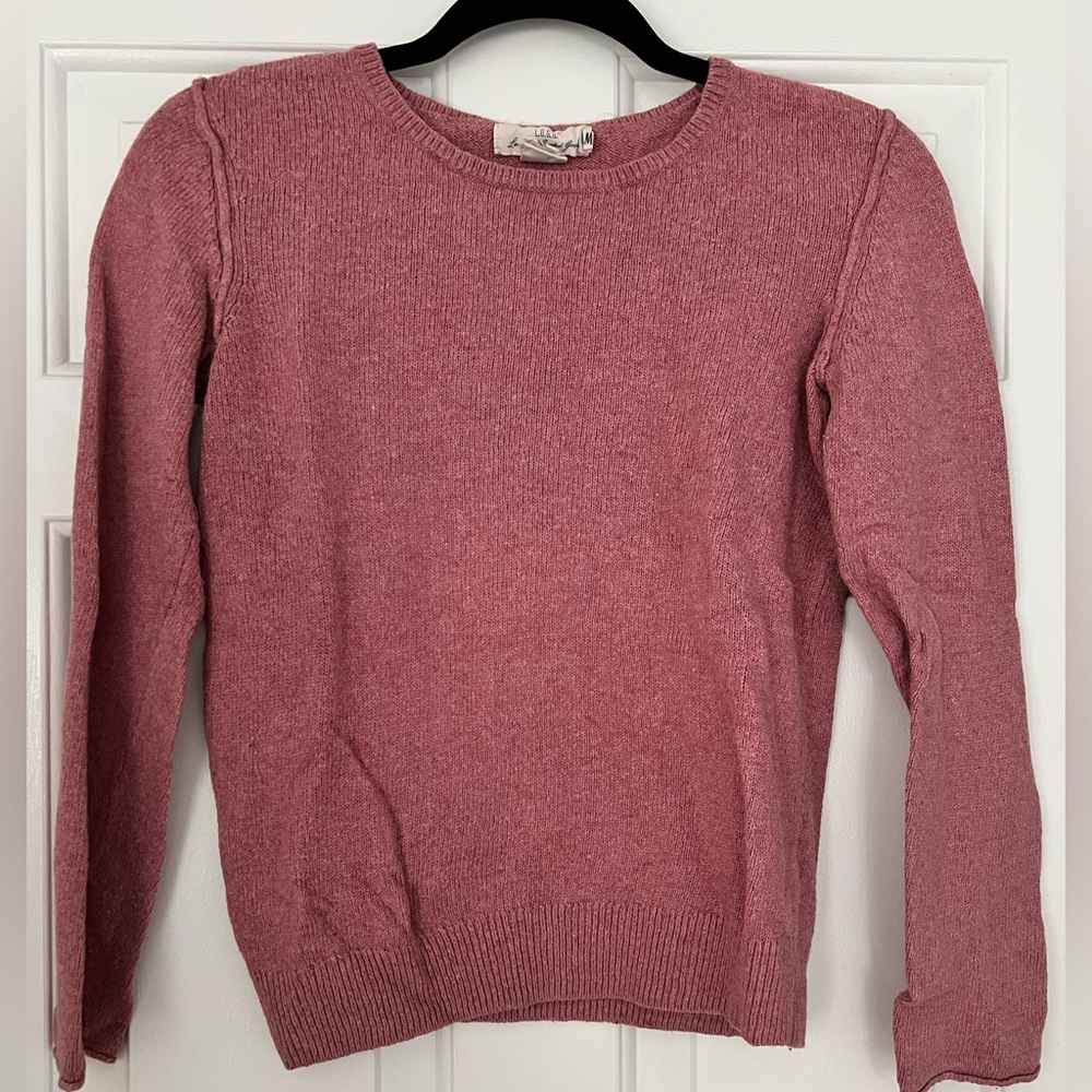 H&M Women's Crewneck Sweater in Dusty Rose